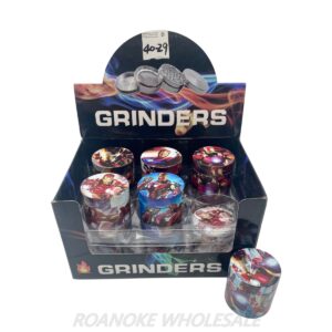 IRON MAN 40MM METAL GRINDERS 12PCS