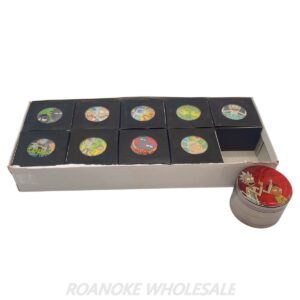 R&M 63MM METAL GRINDER 10PCS BOX