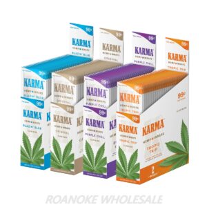 KARMA HEMP WRAPS 25/2 PACKS (2 FOR $0.99)