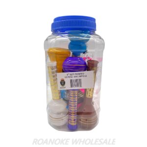 WATER PIPE PRINTED 8" INCH 10PCS JAR [NO SHIPPING]