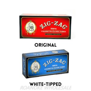 ZIG ZAG CIGARETTE FILTER TUBES 100'S 5/200 PACKS