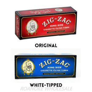 ZIG ZAG CIGARETTE FILTER TUBES KING SIZE 5/200 PACKS