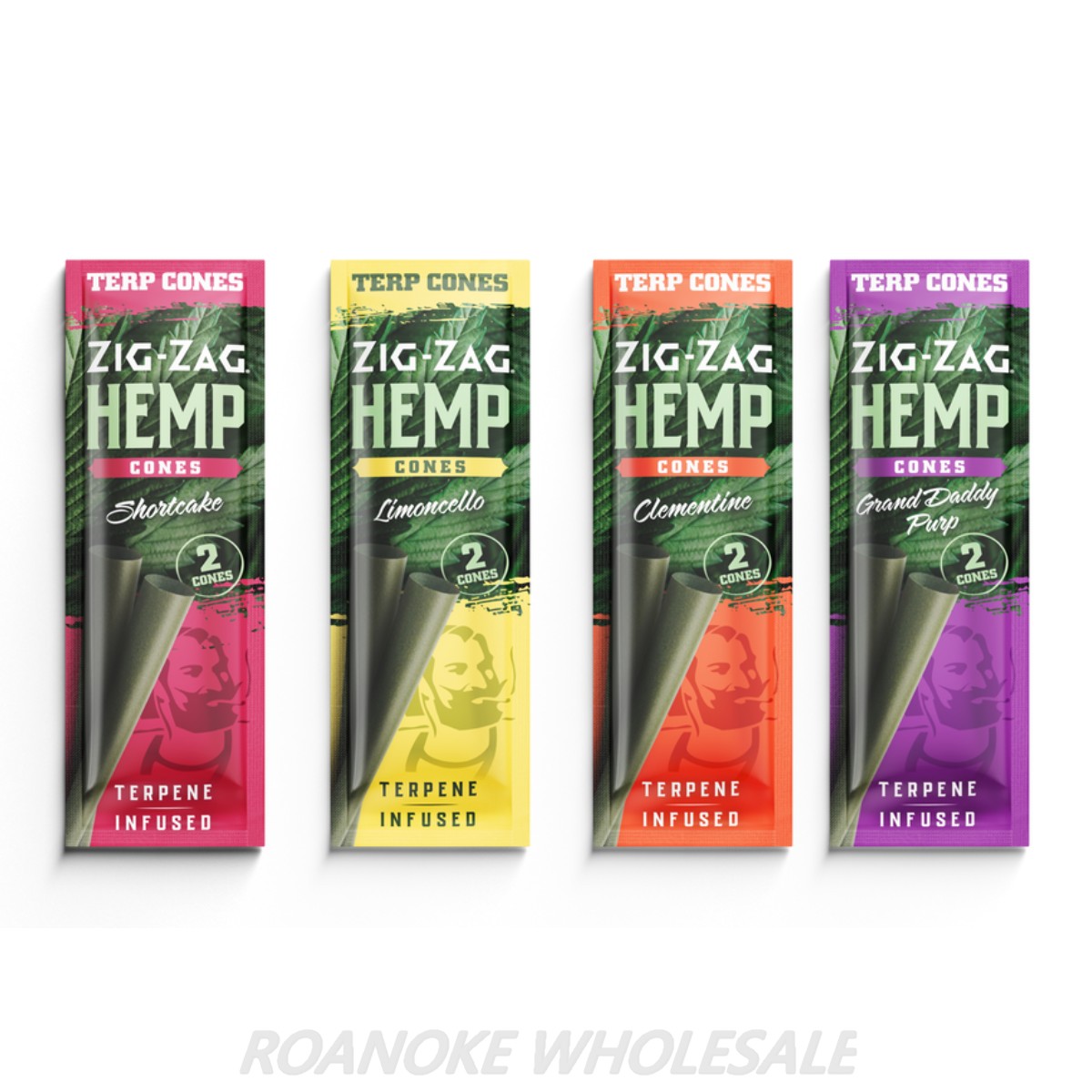 ZIG ZAG TERPENE INFUSED HEMP CONES 15/2 PACKS - Image 2