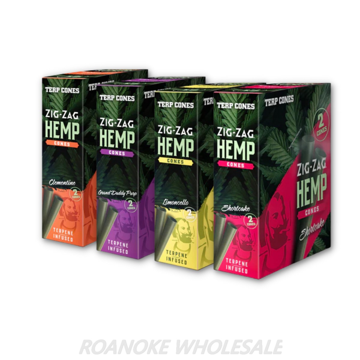 ZIG ZAG TERPENE INFUSED HEMP CONES 15/2 PACKS