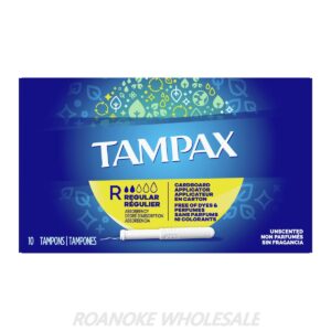 TAMPAX REGULAR 10 TAMPONS 12PCS