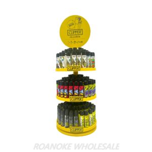 CLIPPER CLASSIC FLINT LIGHTER LARGE DISPLAY 144+12PCS [NO SHIPPING]