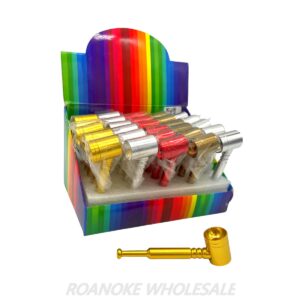 MIXED COLORS METAL PIPES 30PCS