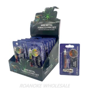 MINI METAL TOBACCO PIPE SET