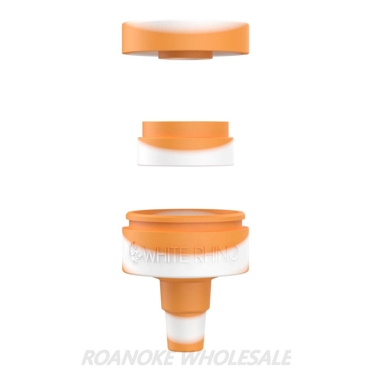 WHITE RHINO RECLAIM-IT (GLOW IN THE DARK) SILICONE RECLAIM CATCHER - Image 3