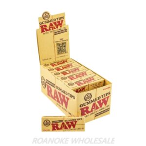 RAW GUMMED TIPS AUTHENTIC GUMMED TIPS PERFORATED 24/33 PACKS