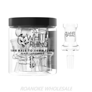 WHITE RHINO GLASS CONVERTER 10MM MALE TO 14MM FEMALE
