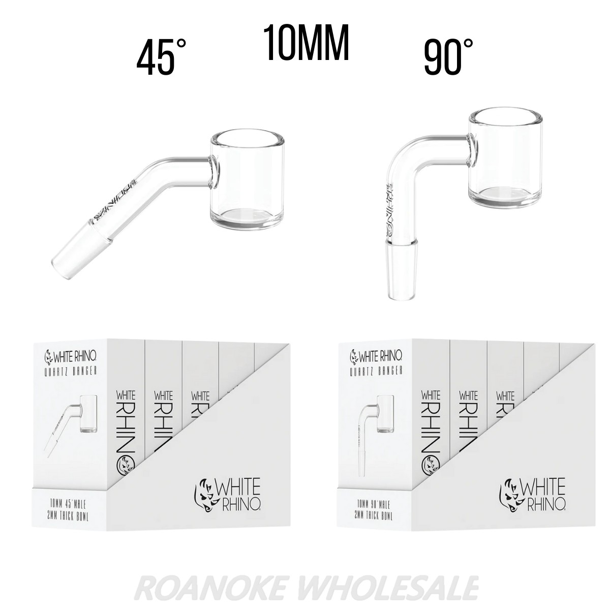 WHITE RHINO QUARTZ BANGER - Image 2
