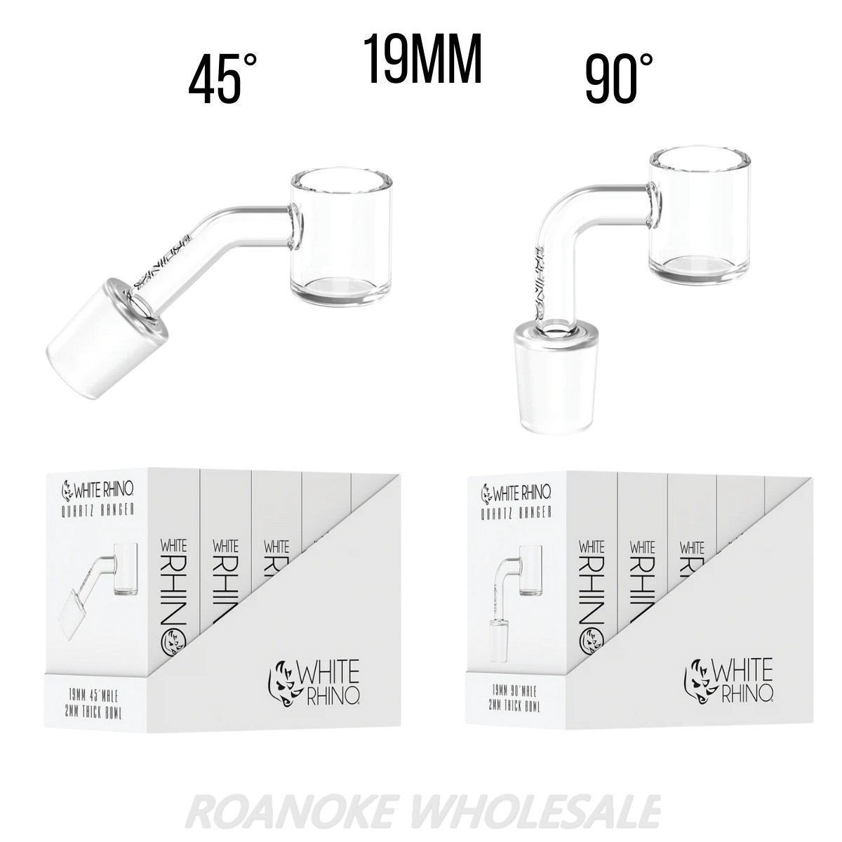 WHITE RHINO QUARTZ BANGER - Image 4