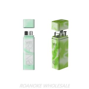 WHITE RHINO SILICONE DUGOUT GLOW IN THE DARK