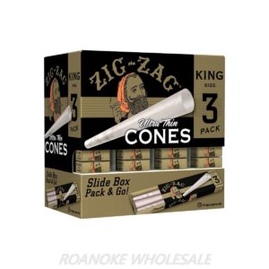 ZIG ZAG ULTRA THIN CONES KING SIZE 36/3 PACKS
