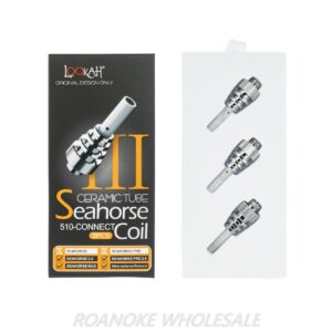 LOOKAH CERAMIC TUBE SEAHORSE (GENERATION III) 510-CONNECT COIL 3PCS