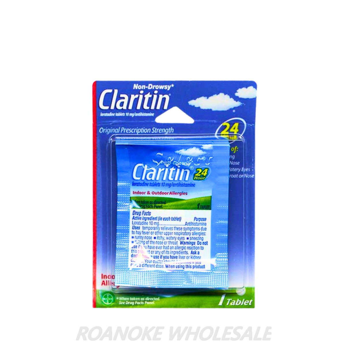 CLARITIN NON-DROWSY (10MG) 12 POUCHES SINGLE TAB EACH