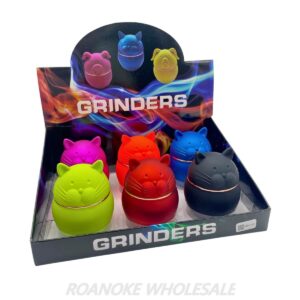 EGG CAT METAL GRINDERS 6PCS