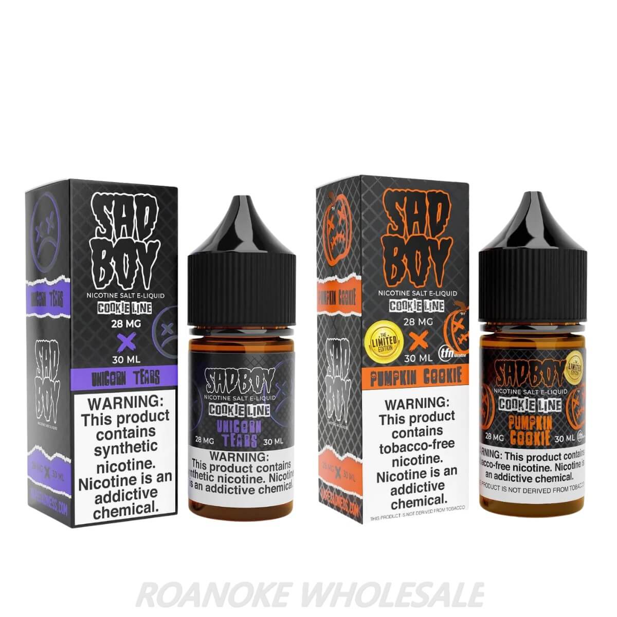 SADBOY COOKIE LINE NICOTINE SALTS E-LIQUID 30ML - Image 2