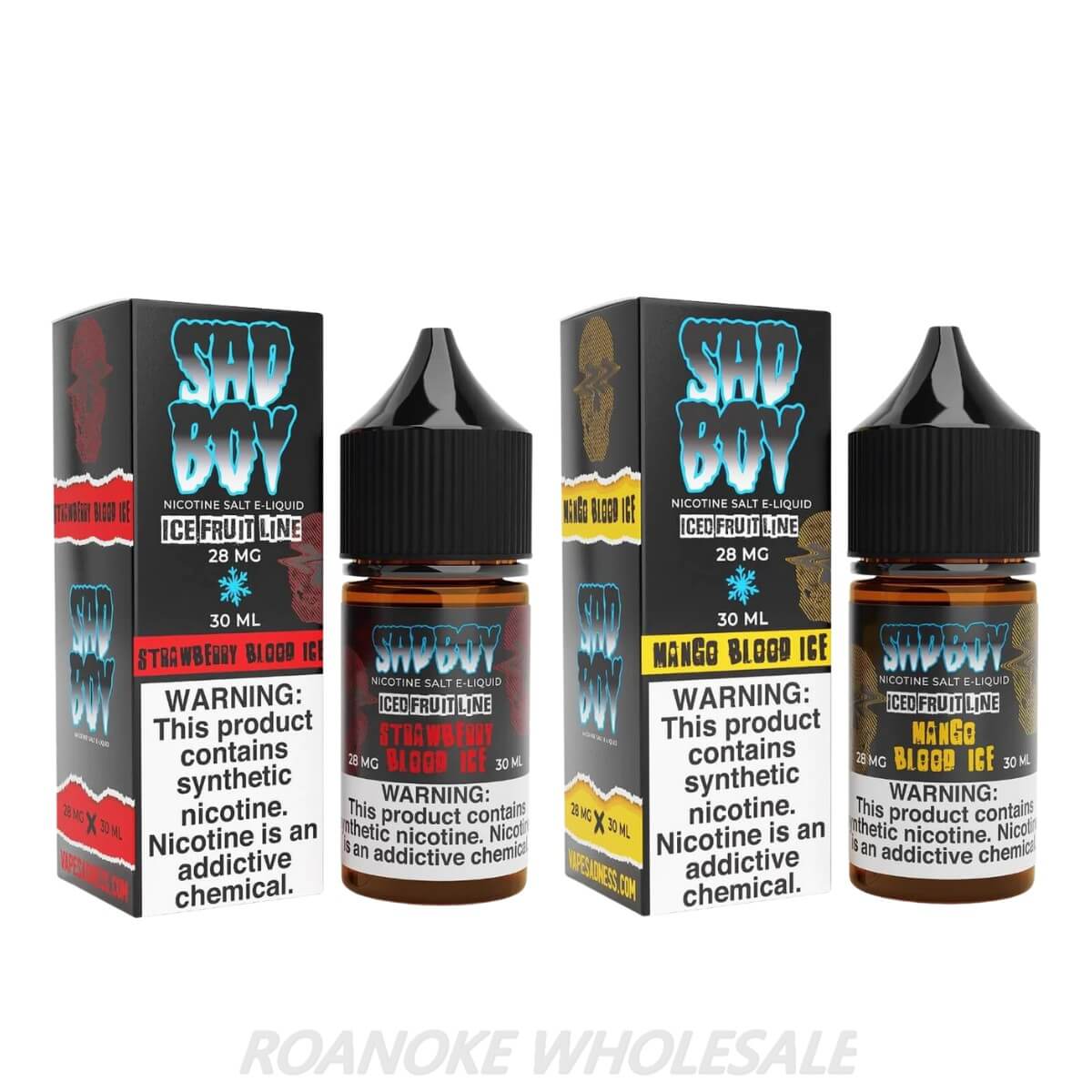 SADBOY ICE FRUIT LINE NICOTINE SALT E-LIQUID 30ML - Image 2