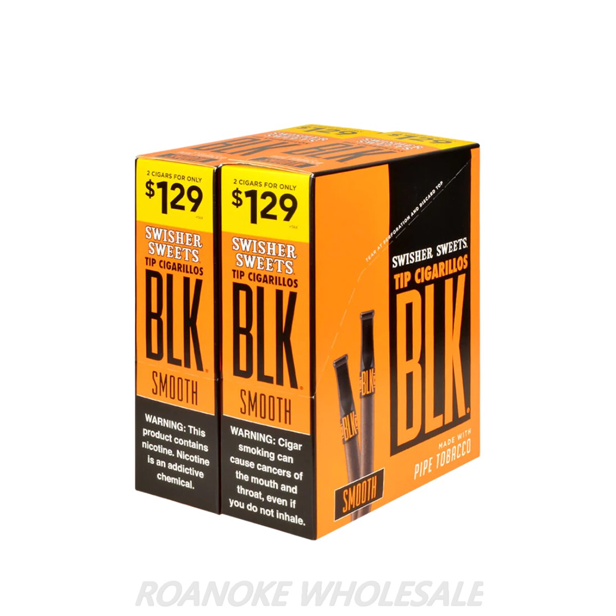 SWISHER SWEETS BLK TIP CIGARILLOS (2 FOR $1.29) 30/2 PACKS - Image 2