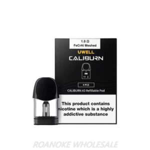 UWELL CALIBURN A3 REFILLABLE POD 1.0 OHM (2.0ML) 4PCS