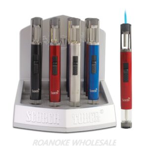 SCORCH TORCH - SLIM PENCIL W/BUTANE WINDOW 12PCS (61629) [NO SHIPPING]