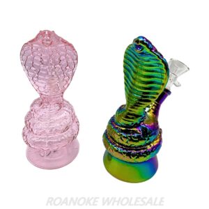 GLASS WATER PIPE COBRA DESIGN 7" [NO SHIPPING]