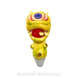 3D SPOON PIPE 4" MONSTER 1 EYES HUBS