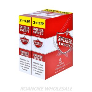 SWISHER SWEETS CIGARILLOS (2 FOR $1.19) 30/2 PACKS