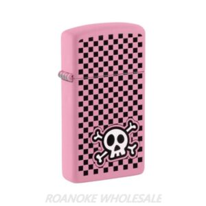 ZIPPO LIGHTER - CHECKERED SKULL ($27.95)