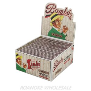 BAMBU KING SIZE NATURAL ROLLING PAPERS 50PCS