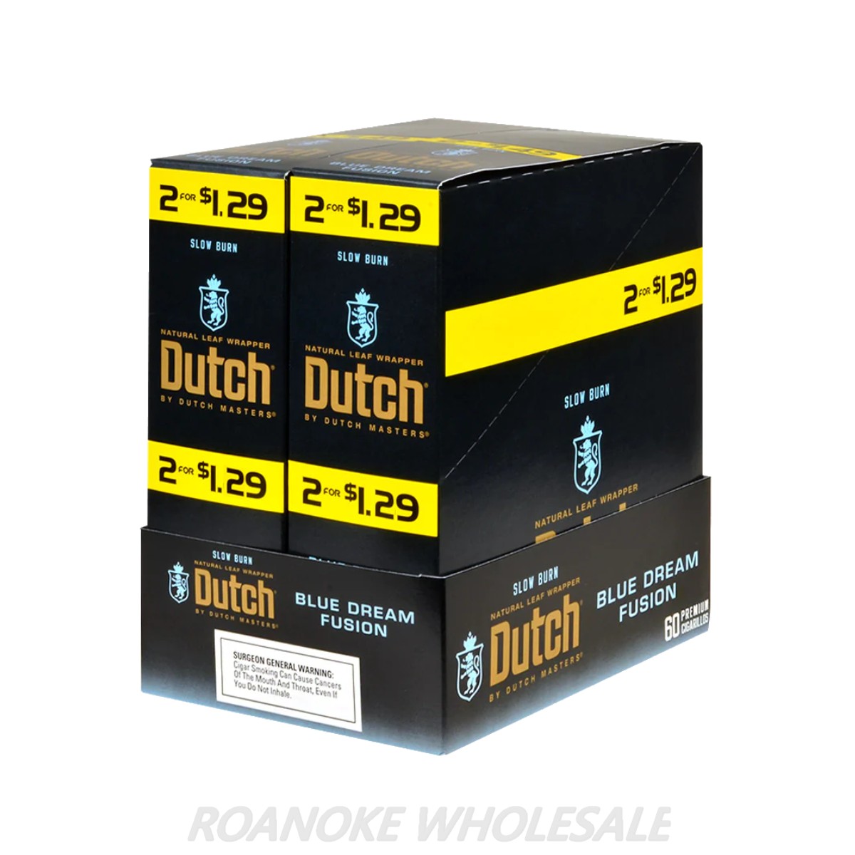 DUTCH SLOW BURN CIGARILLOS (2 FOR $1.29) 30/2 PACKS