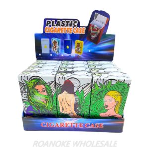 PLASTIC CIGARETTE CASE 100MM 12PCS