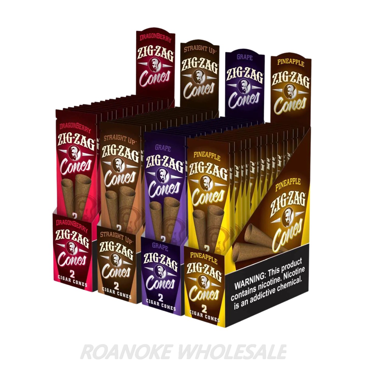 ZIG ZAG CIGAR CONES 15/2 PACKS - Image 2
