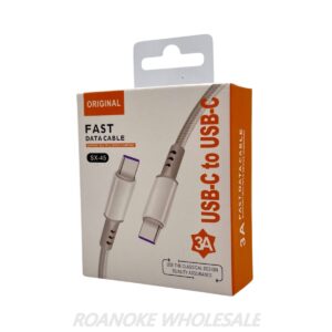 FAST DATA CABLE SX-45 USB-C TO USB-C - 5PCS