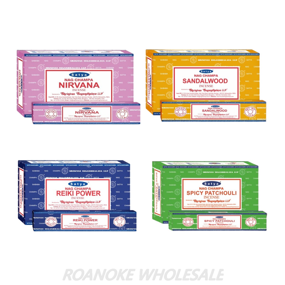 SATYA NAG CHAMPA 15G INCENSE 12PCS