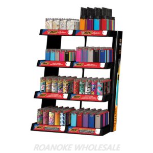 BIC LIGHTER 8-TIER STORE DISPLAY 414PCS [NO SHIPPING]