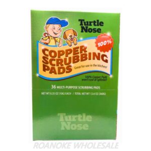TURTLE NOSE COPPER SCRUBBING PADS 36PCS