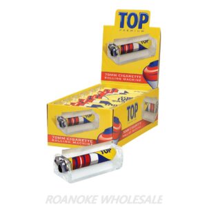 TOP PREMIUM 70MM PLASTIC CIGARETTE ROLLING MACHINE 12PCS