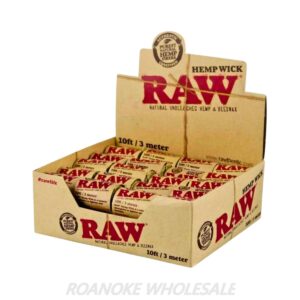 RAW HEMP WICK 10FT 40PCS