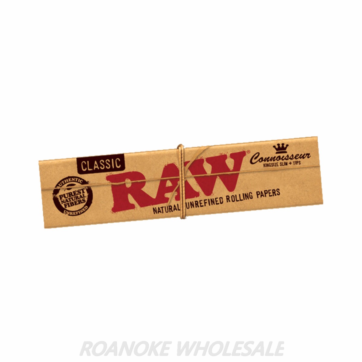 RAW CONNOISSEUR CLASSIC KINGSIZE SLIM+TIPS 24PCS