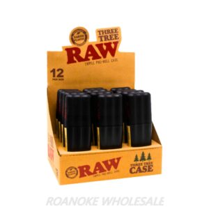 RAW THREE TREE TRIPLE PRE-ROLL CASE 12PCS