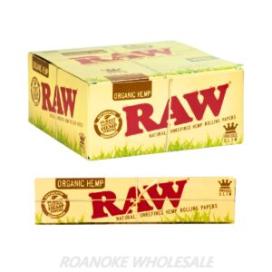 RAW ORGANIC HEMP KINGSIZE SLIM 50PCS