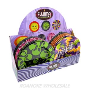 FUJIMA 5.4'' TIN ASHTRAY 24PCS (LTT24)