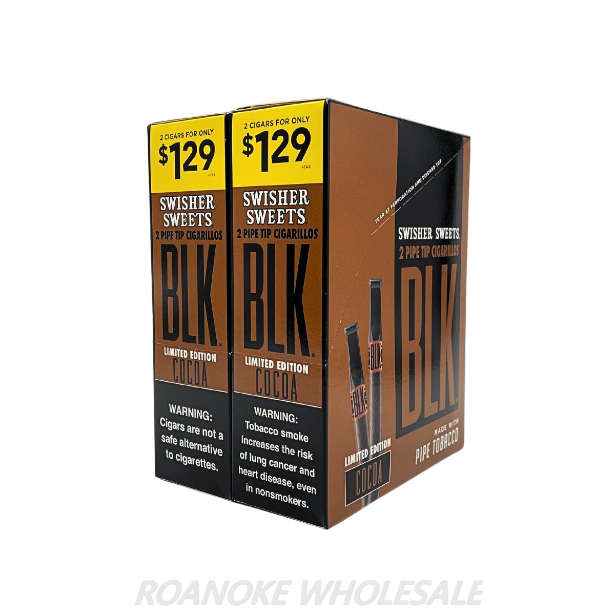 SWISHER SWEETS BLK TIP CIGARILLOS (2 FOR $1.29) 30/2 PACKS - Image 3