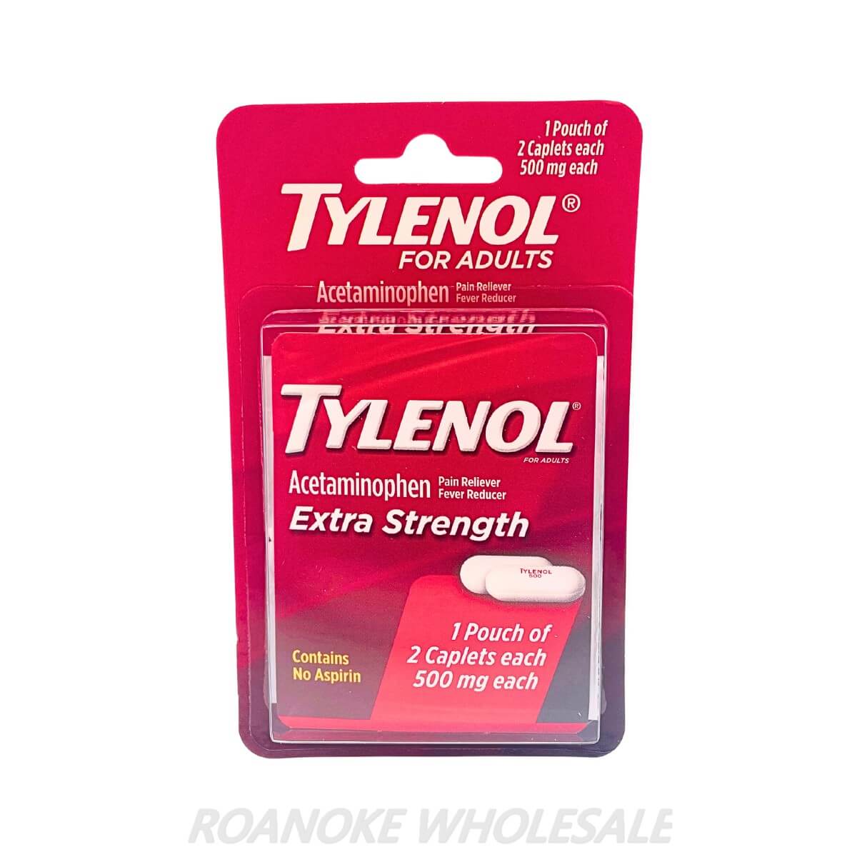 TYLENOL EXTRA STRENGTH 6 PACKS OF 2-TABS - Image 2