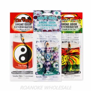 SMOKE ODOR EXTERMINATOR CANDLE FOR THE CAR MIX 96PCS