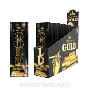 KING PALM GOLD MINI CONES (1G) 15/1 PACKS - VANILLA CREME