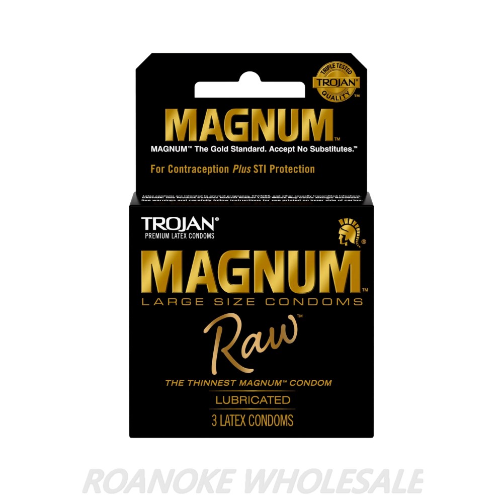 TROJAN MAGNUM RAW 6-PACK OF 3PCS
